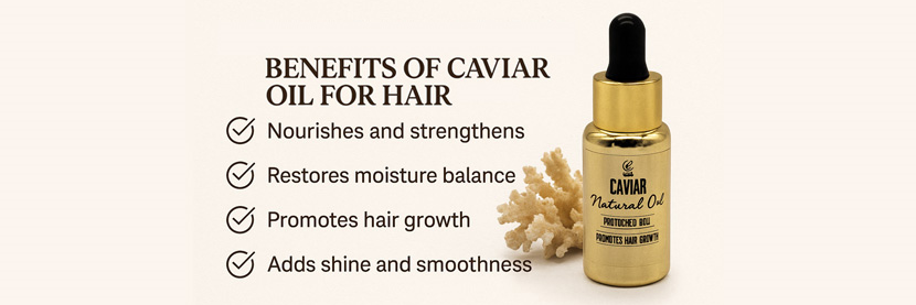 روغن خاویار برای مو