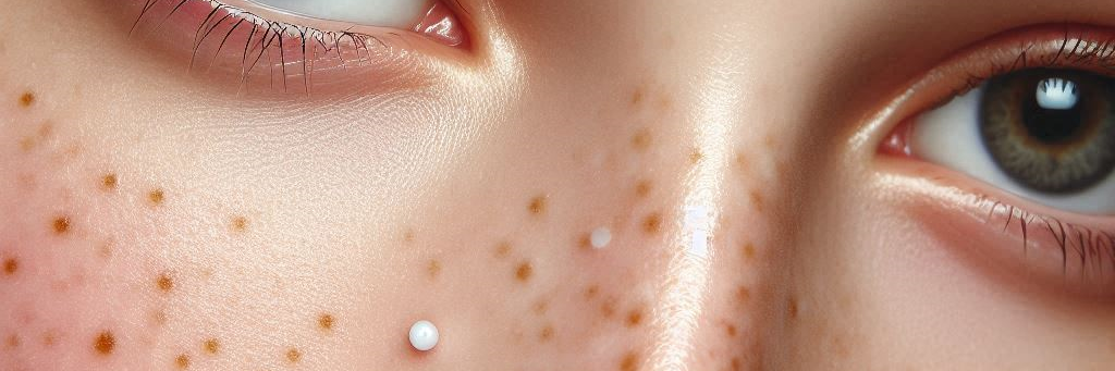 میلیا دور چشم