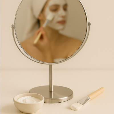 ماسک خاک رس سفید WKD