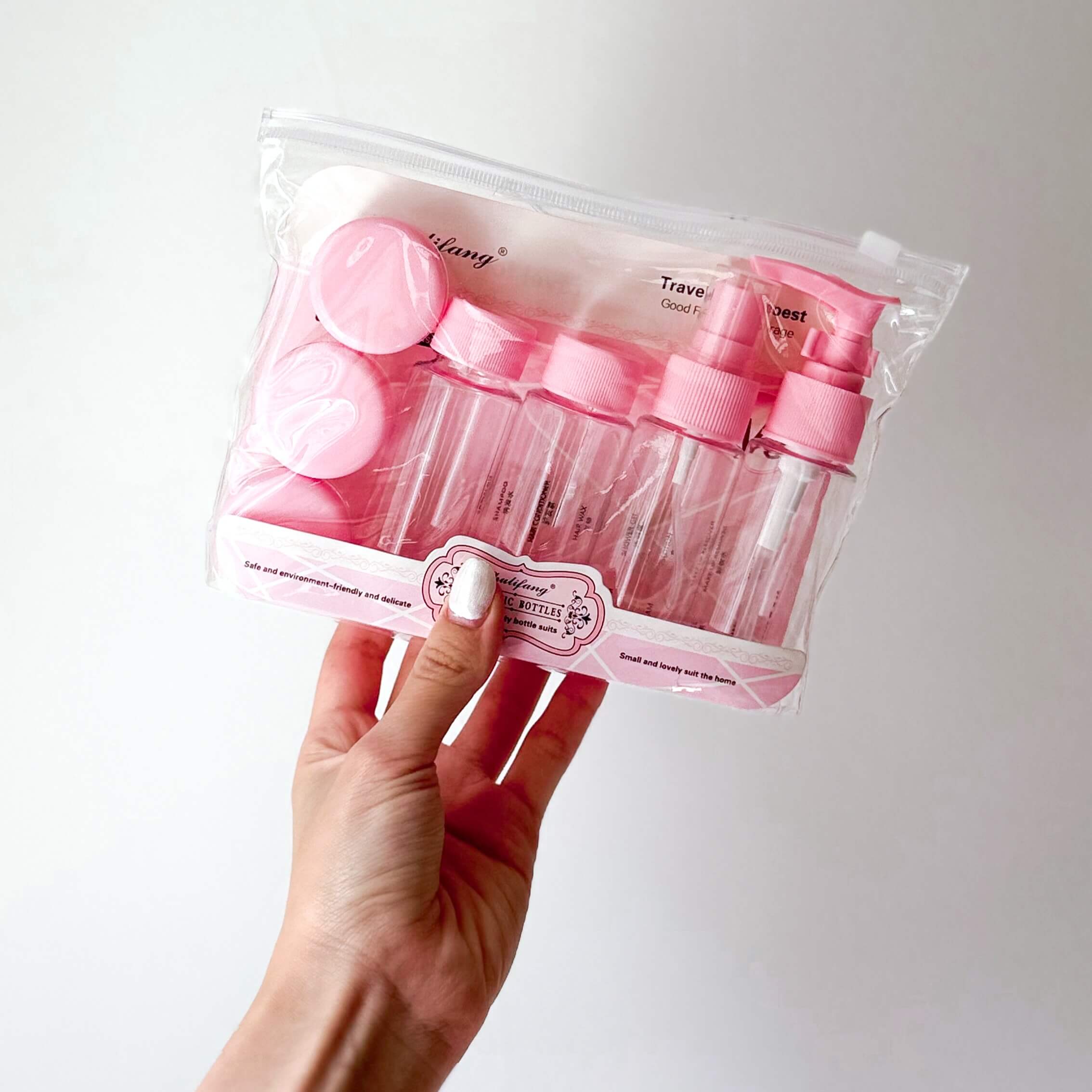 پک مسافرتی ظروف مراقبت از پوست و مو 