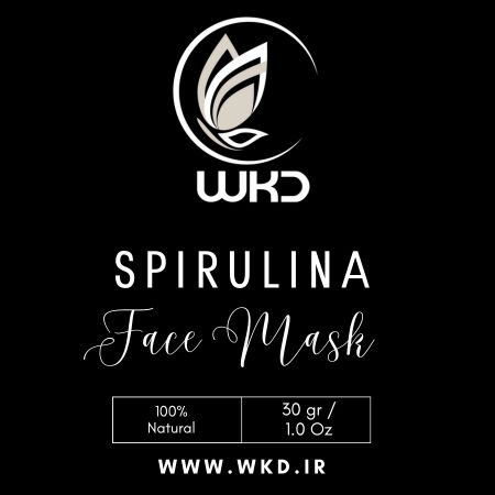 لیبل ماسک صورت جلبک اسپیرولینا  WKD