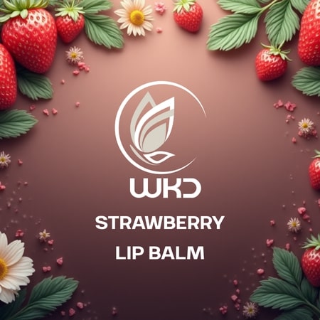 بالم لب رنگی قرمز توت فرنگی