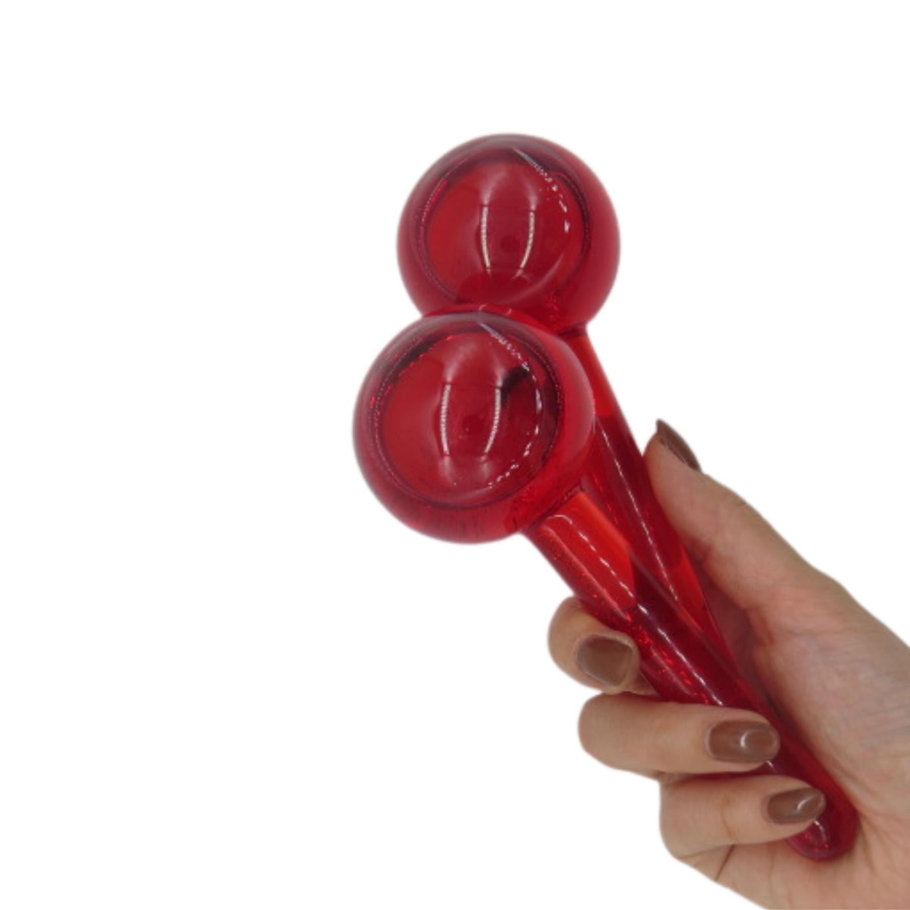 گوی یخی ماساژ صورت قرمز wkd