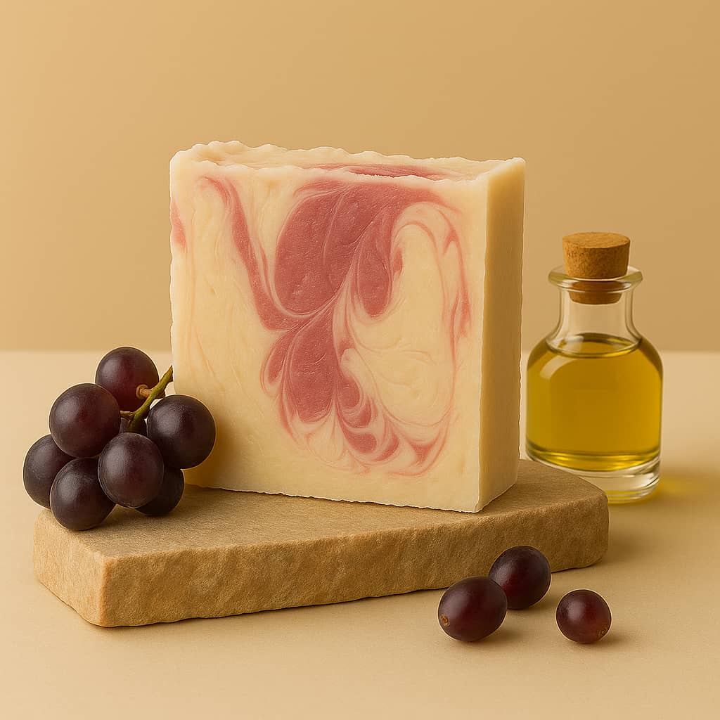 صابون روغن هسته انگور ویتامینه برای پوست خشک و حساس
