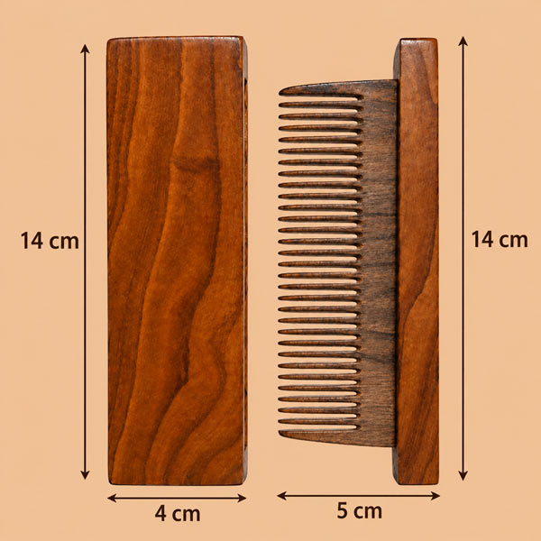 شانه مگنتی ابعاد