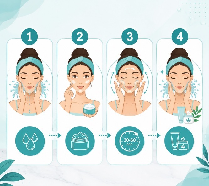 طریقه مصرف اسکراب صورت